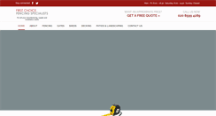 Desktop Screenshot of firstchoicefencing.com